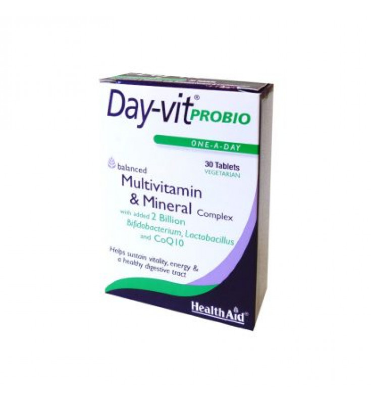 Health Aid Day-vit Probio with Probiotics & CoQ10 30tabs