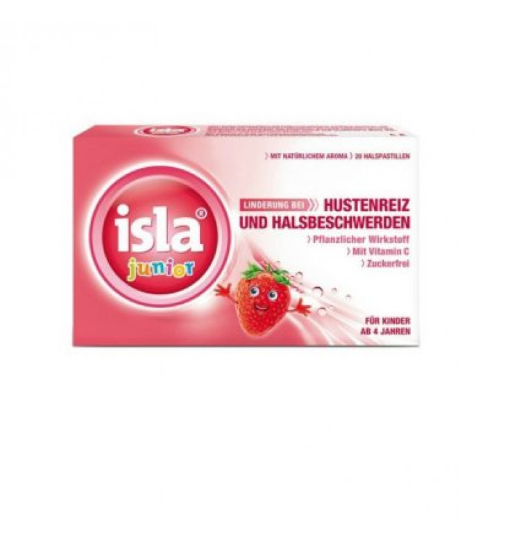 Isla Junior Παστίλιες για το Λαιμό 20 τμχ