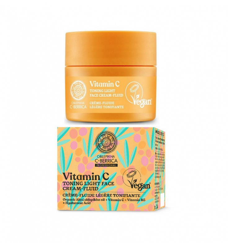 Natura Siberica Oblepikha C-Berrica Toning Light Face Cream-Fluid 50ml