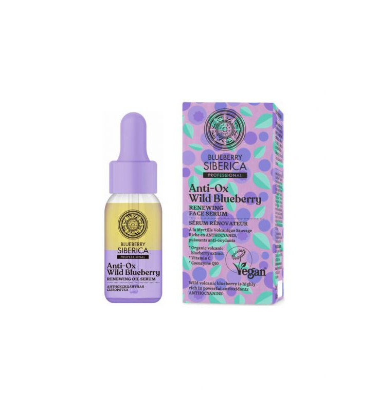 Natura Siberica Anti Ox Wild Blueberry Renewing Face Serum 30ml