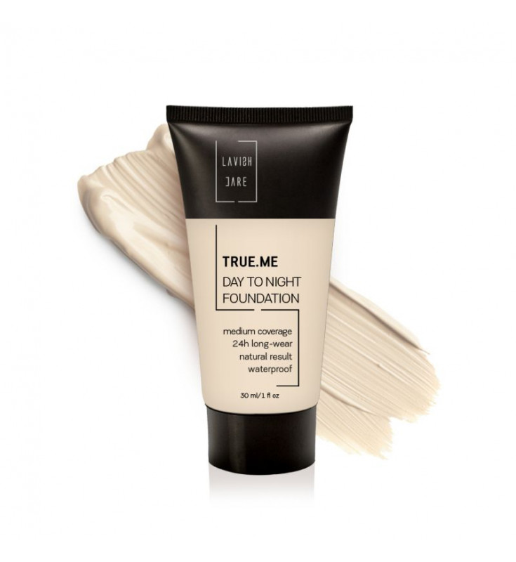 Lavish Care True Me Day To Night Foundation Medium Coverage 24h Long-Wear Natural Result Waterproof- No1 Truffle 30ml