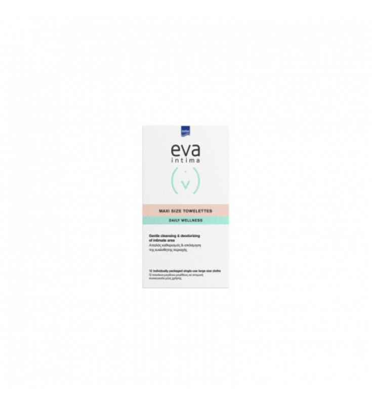 Intermed Eva Intima Fresh And Clean Towelettes, 12 τμχ