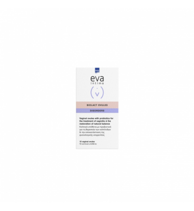 Intermed Eva Intima Biolact Ovules, 10 τμχ