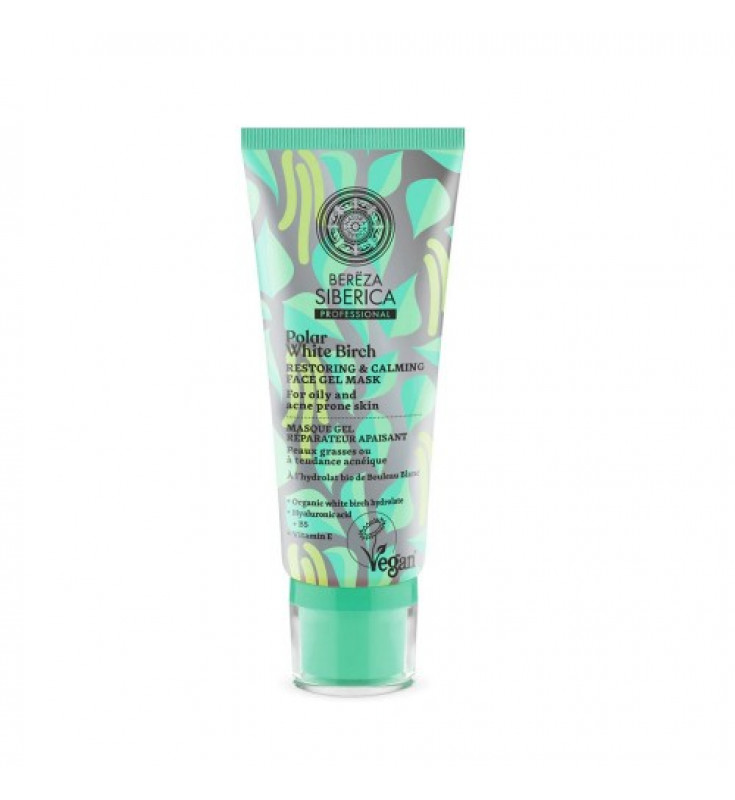 Natura Siberica Polar White  Birch Moisturizing Restoring & Calming Face Gel 100ml