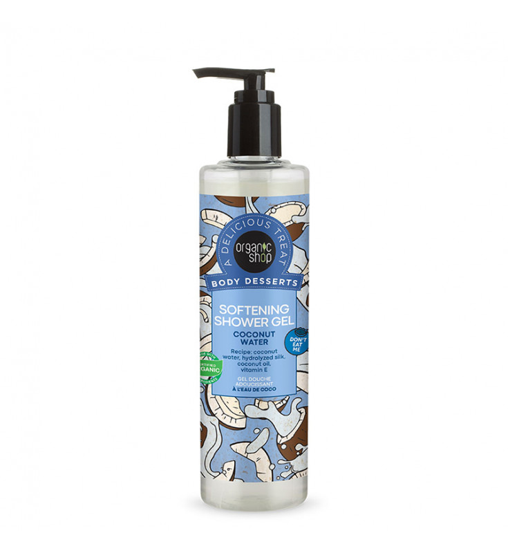 Natura Siberica  Organic Shop Body Desserts Coconut Water Απαλό Αφρόλουτρο, 280 ml