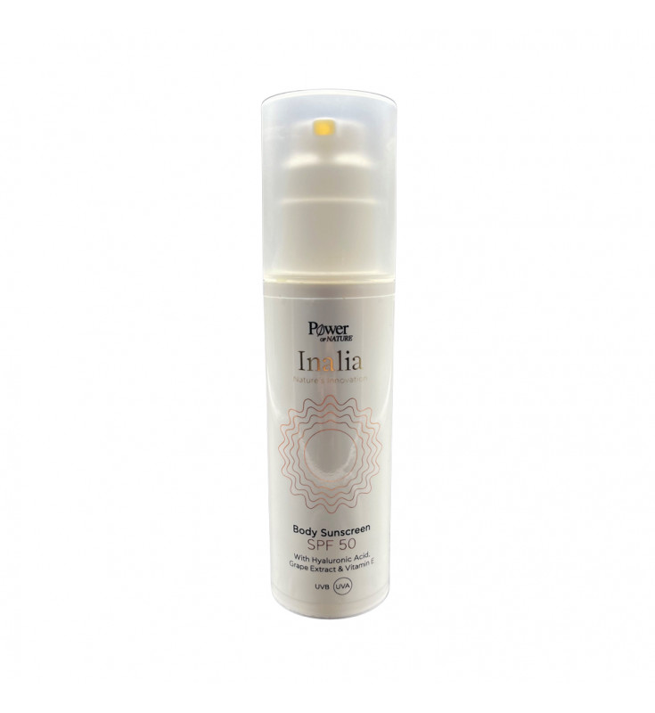 Power Health Inalia Body Sunscreen SPF50 150ml (Αντηλιακή Kρέμα Σώματος με Πολύ Υψηλή Προστασία)
