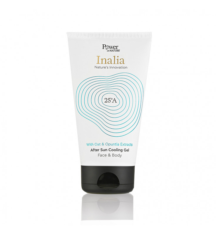 Power Inalia After Sun Cooling Gel 150ml (Δροσιστικό Τζελ για Μετά τον Ήλιο)