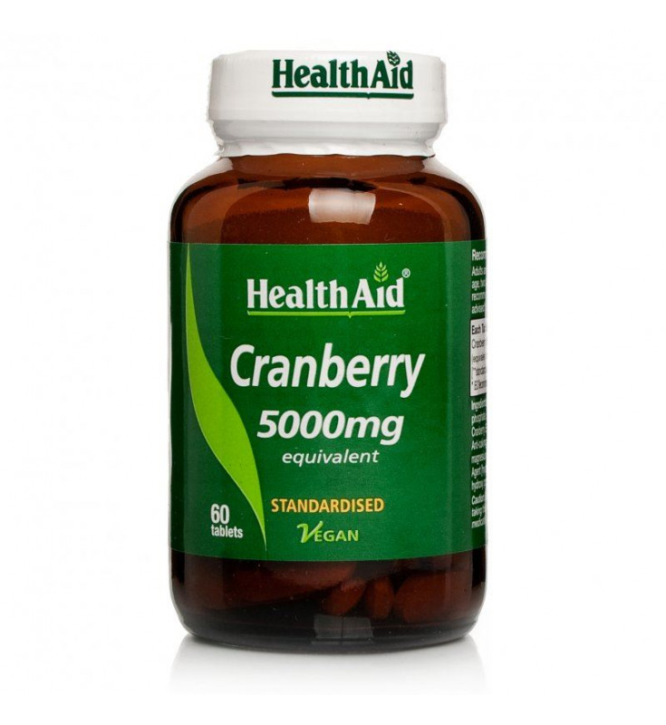 Health Aid Cranberry Extract 5000mg 60 ταμπλέτες