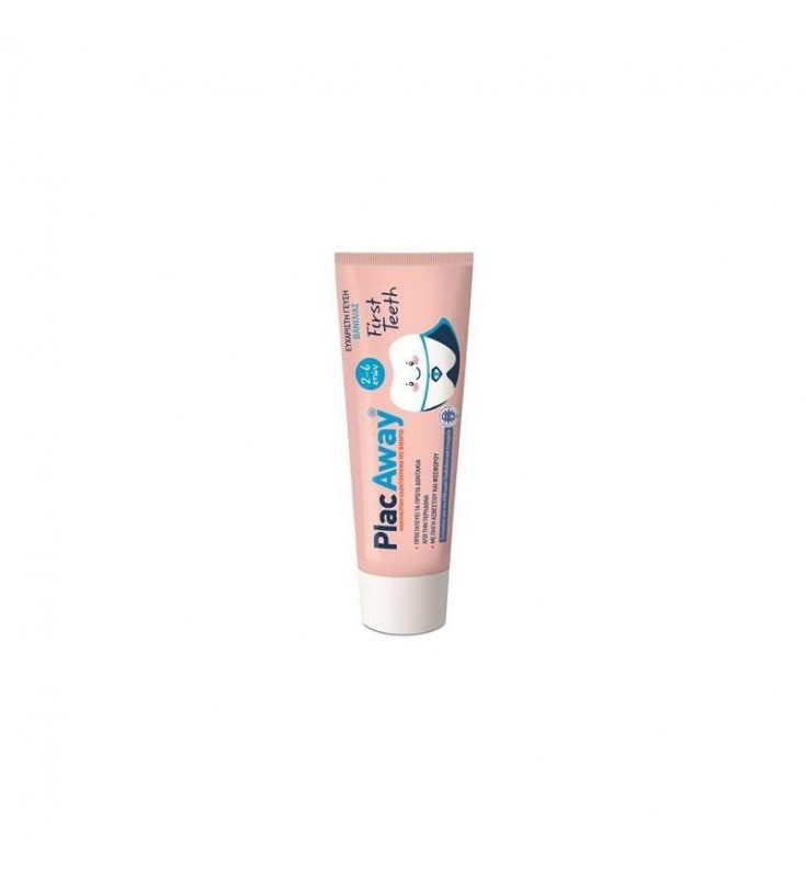 PlacAway First Teeth Παιδική Οδοντόκρεμα 2-6 50ml