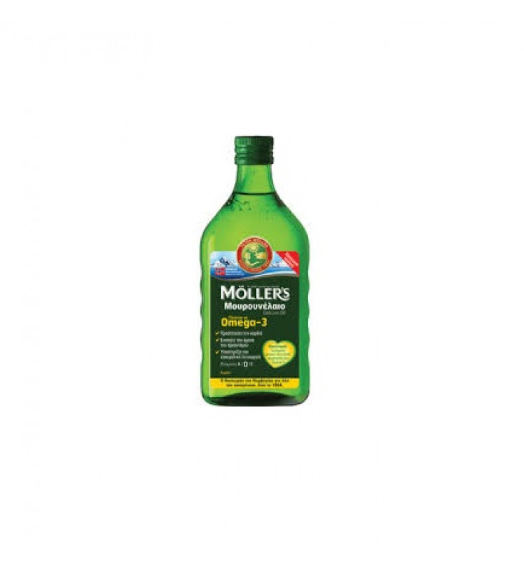 Moller's Cod Liver Oil 250ml Λεμόνι