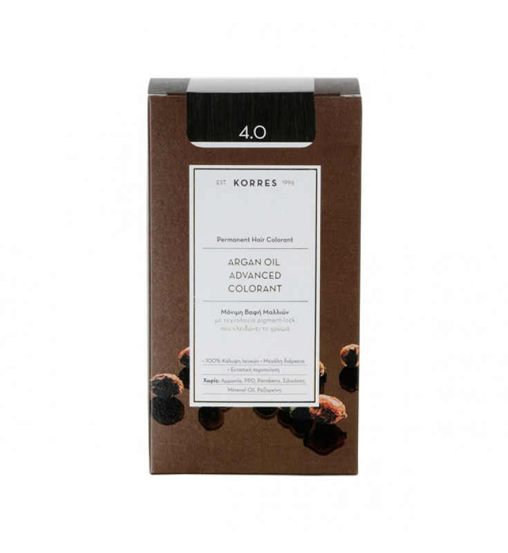 Korres Argan Oil Advanced Colorant 4.0 Καστανό Φυσικό