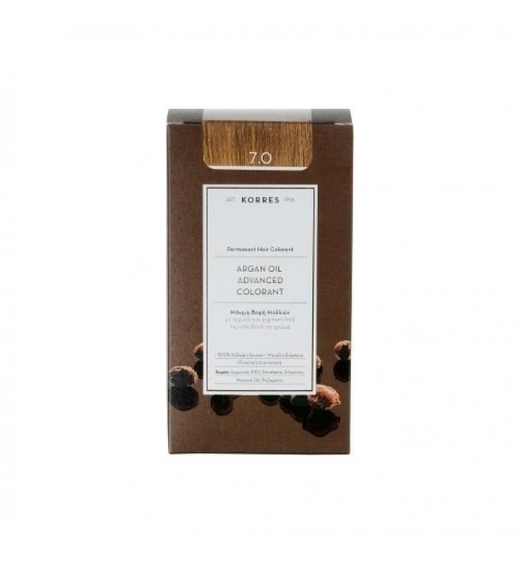 Korres Argan Oil Advanced Colorant 7.0 Ξανθό Φυσικό