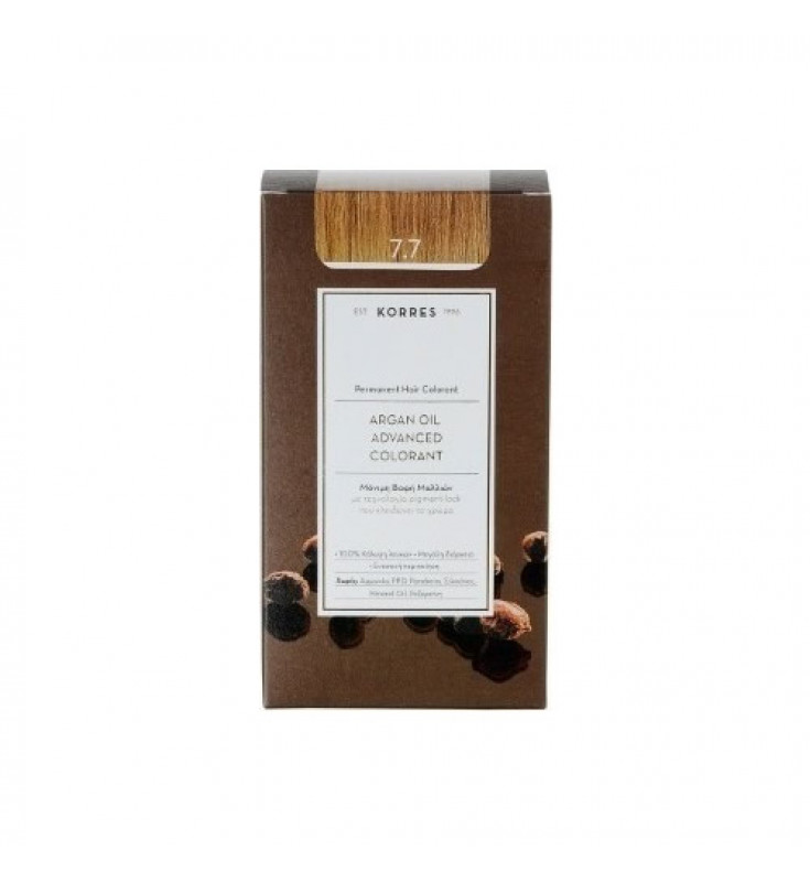 Korres Argan Oil Advanced Colorant 7.7 Μόκα