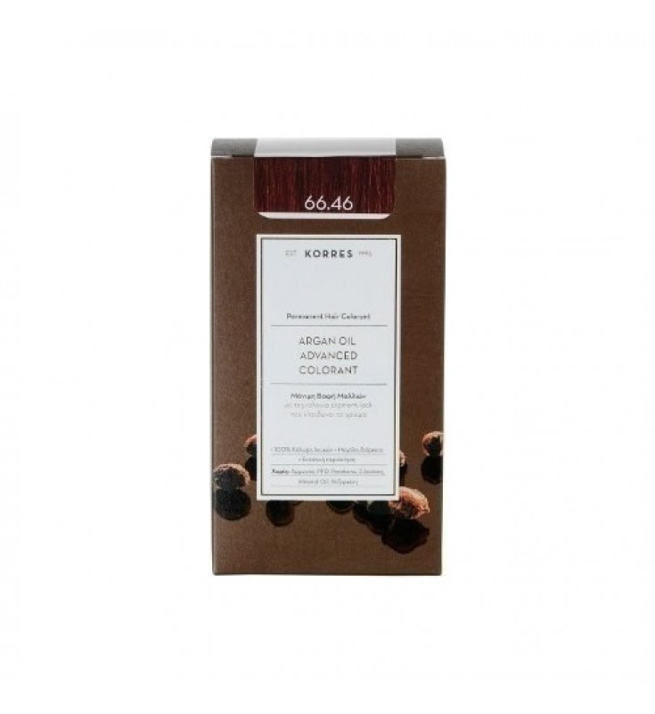 Korres Argan Oil Advanced Colorant 66.46 Έντονο Κόκκινο Βουργουνδίας