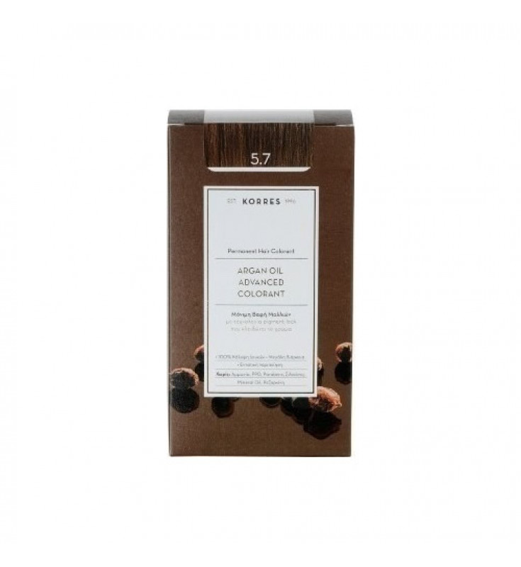 Korres Argan Oil Advanced Colorant 5.7 Σοκολατί