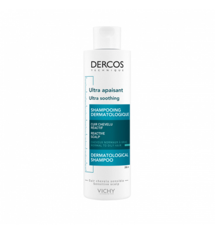 Vichy Dercos Ultra Soothing Shampoo Oily-Normal Hair, 200ml